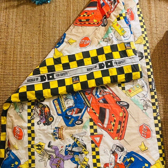 Vintage 1992 Tyco Industries Crash Dummies comforter - Picture 2 of 4